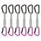 set expresek MAMMUT WORKHORSE Keylock 17cm 6-Pack QuickDraws Grey-Pink