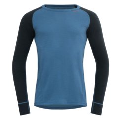 triko DEVOLD DUO ACTIVE MERINO 205 SHIRT Man Blue/Ink