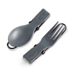 příbor GSI TEKK FOLDING CUTLERY SET Grey