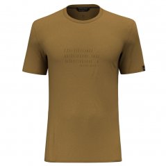 triko SALEWA PURE BOX DRY M T-Shirt Golden Brown