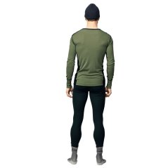 triko DEVOLD LAUPAREN Merino 190 Shirt Man Ink/Lichen/Black