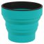 pohár LIFEVENTURE Silicone Ellipse Flexi Mug 0.35 L Teal
