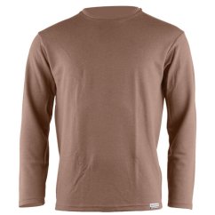 tričko s dlouhým rukávem LASTING WOLK Merino Wool 260g Men Brown