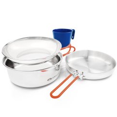 sada nádobí GSI Outdoors GLACIER STAINLESS 1 Person Mess Kit