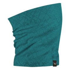 šatka SALEWA Icono Headband Ocean Blue Grid