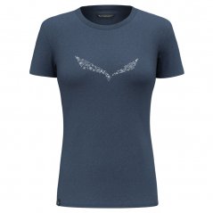 triko SALEWA SOLID DRY W T-Shirt Premium Navy Melange