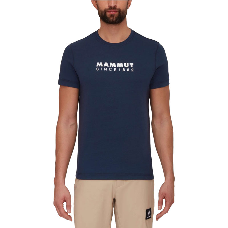 tričko MAMMUT CORE T-Shirt Men Logo Marine
