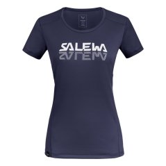 tričko SALEWA SPORTY GRAPHIC DRY W S/S Tee Navy Blazer