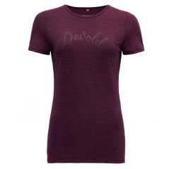 tričko DEVOLD MYRULL Woman Tee Poppy Dark
