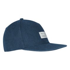 šiltovka SALEWA PUEZ CANVAS FLAT Cap Dark Denim