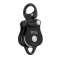 dvojitá kladka s otočným závesom PETZL SPIN L2 BLACK