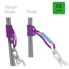 prusík BEAL JAMMY 50cm Grey