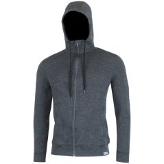 mikina LASTING KARMIN Merino Wool 260g Men Grey