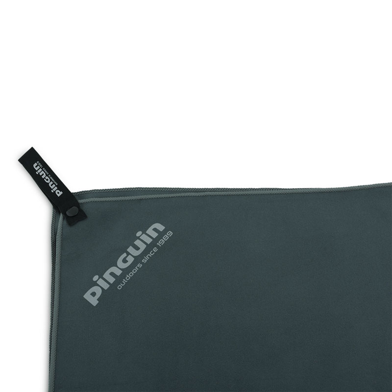 uterák PINGUIN MICRO TOWEL LOGO Grey M (40x80cm)