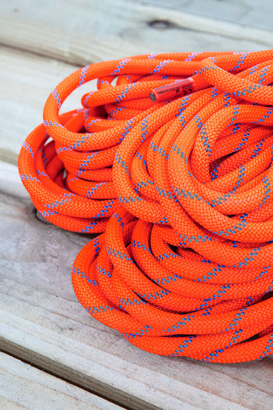 lano MAMMUT 8.7 ALPINE SENDER DRY 60m Vibrant Orange-Ocean