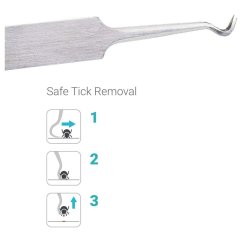 pinzeta LIFESYSTEMS COMPACT TICK TWEEZERS