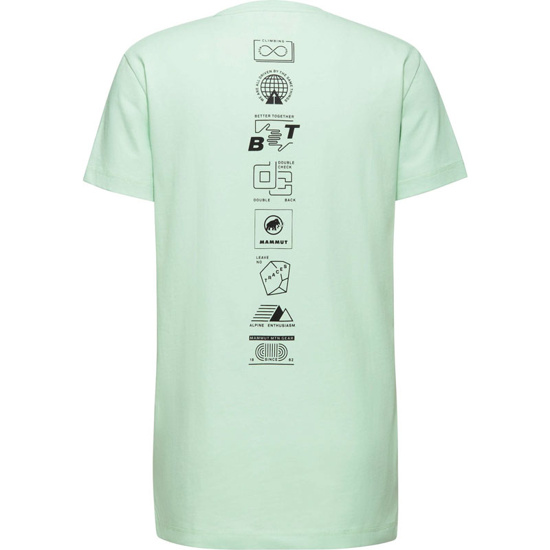 triko MAMMUT MASSONE T-Shirt Men Emblems Neo Mint