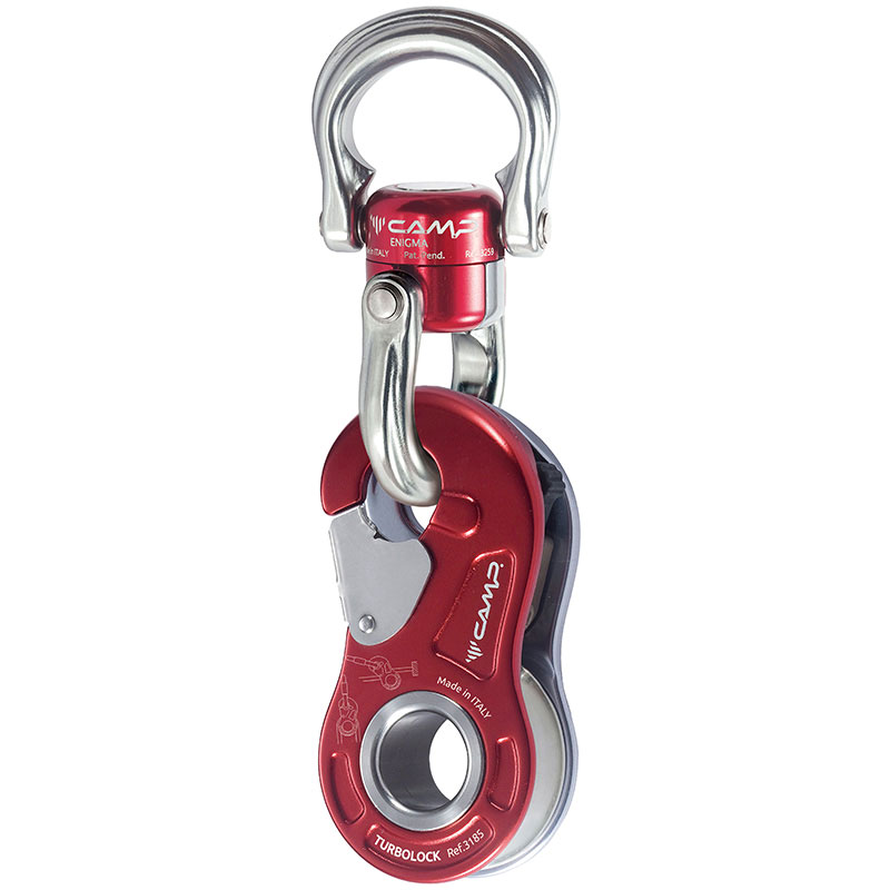 samoblokovacia kladka CAMP TURBOLOCK Red