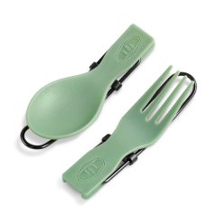 příbor GSI TEKK FOLDING CUTLERY SET Green