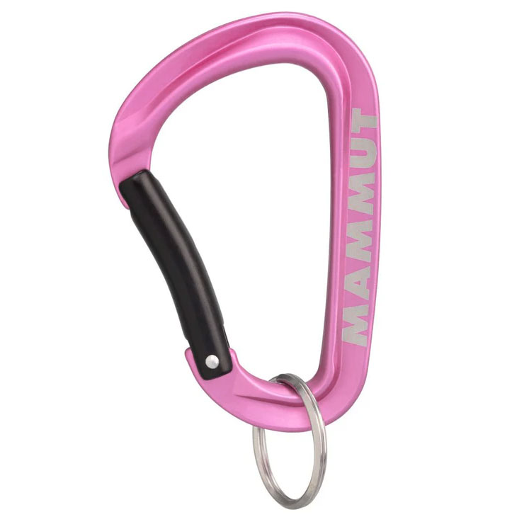 karabínka MAMMUT Mini Carabiner WORKHORSE Keylock L Pink
