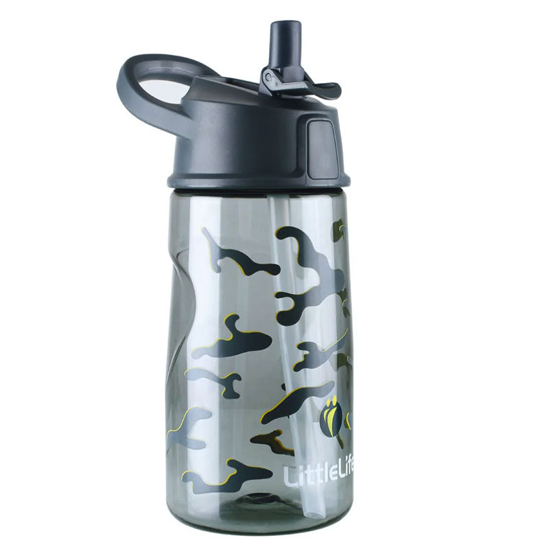fľaša LittleLife Flip-Top Bottle 550ml Camo