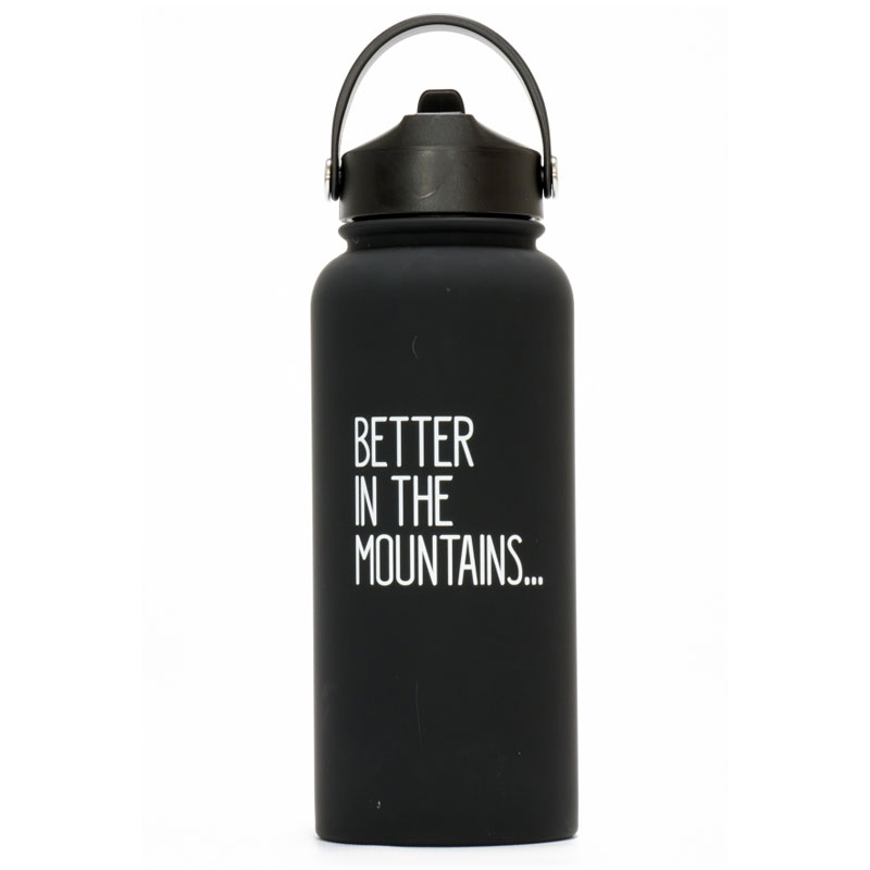termo fľaša TSL Outdoor Isothermal Bottle Stainless Steel 950ml Black