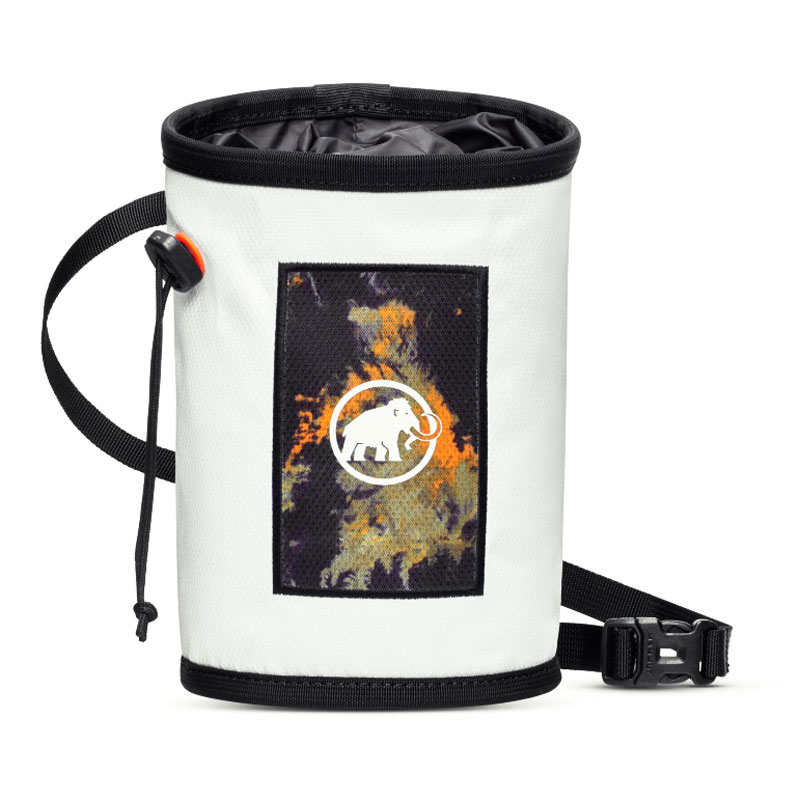 vrecko na magnézium MAMMUT GYM PRINT Chalk Bag White