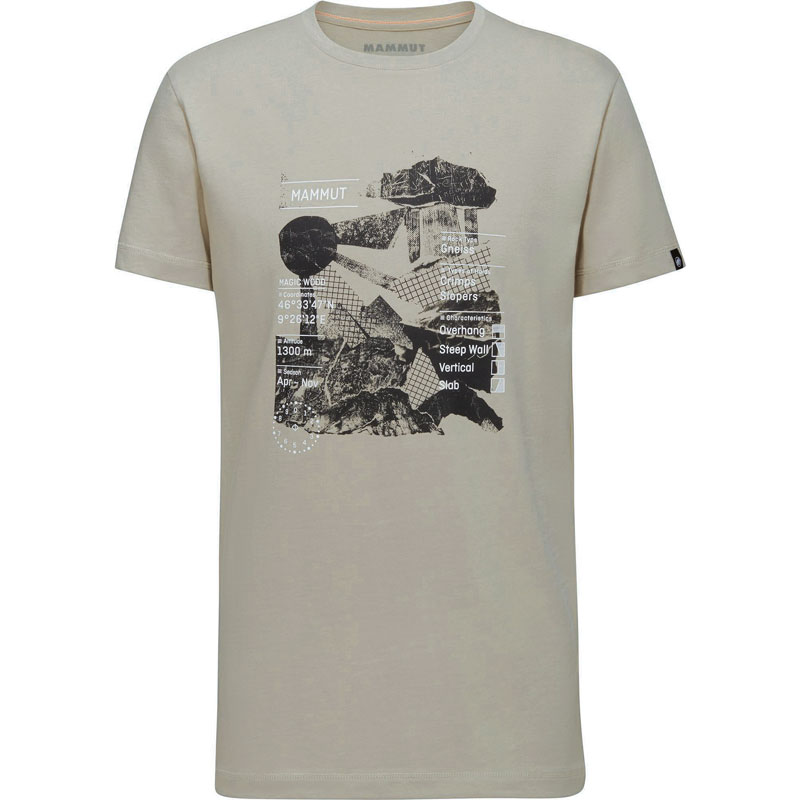 tričko MAMMUT MASSONE T-Shirt Men Rocks Savannah M