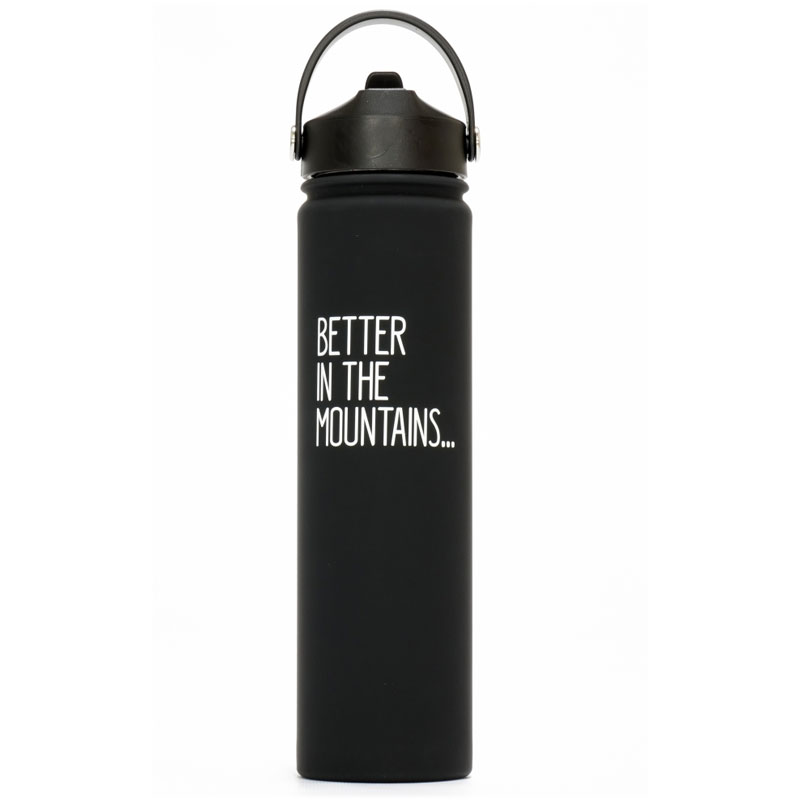 termo fľaša TSL Outdoor Isothermal Bottle Stainless Steel 750ml Black
