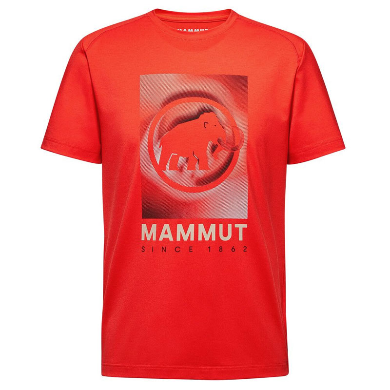 tričko MAMMUT TROVAT T-Shirt Men Mammut Red L