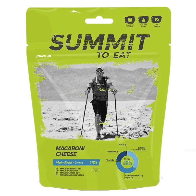 strava SUMMIT TO EAT Makaróny so syrom 118g
