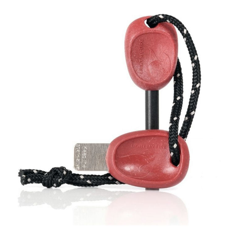 kresadlo LIGHT MY FIRE Swedish Firesteel SCOUT 2in1 RockyRed