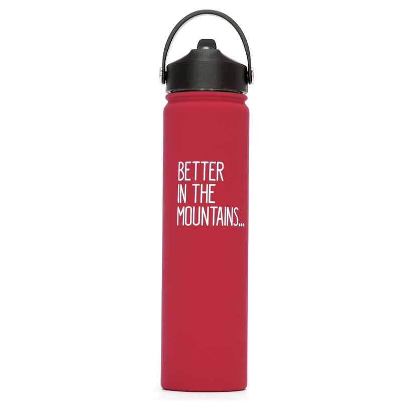 termo fľaša TSL Outdoor Isothermal Bottle Stainless Steel 750ml Red
